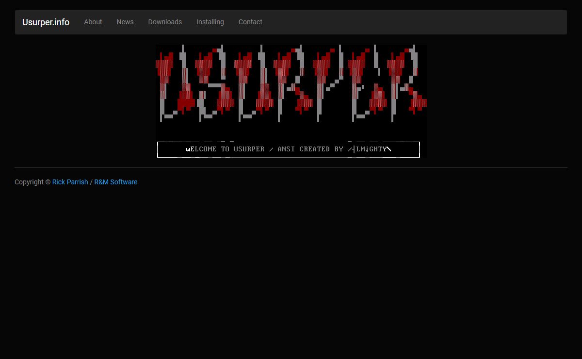 Unofficial Usurper Homepage