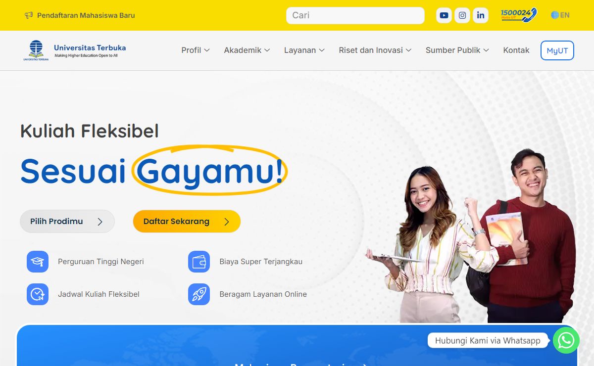 Universitas Terbuka – Making Higher Education Open to All