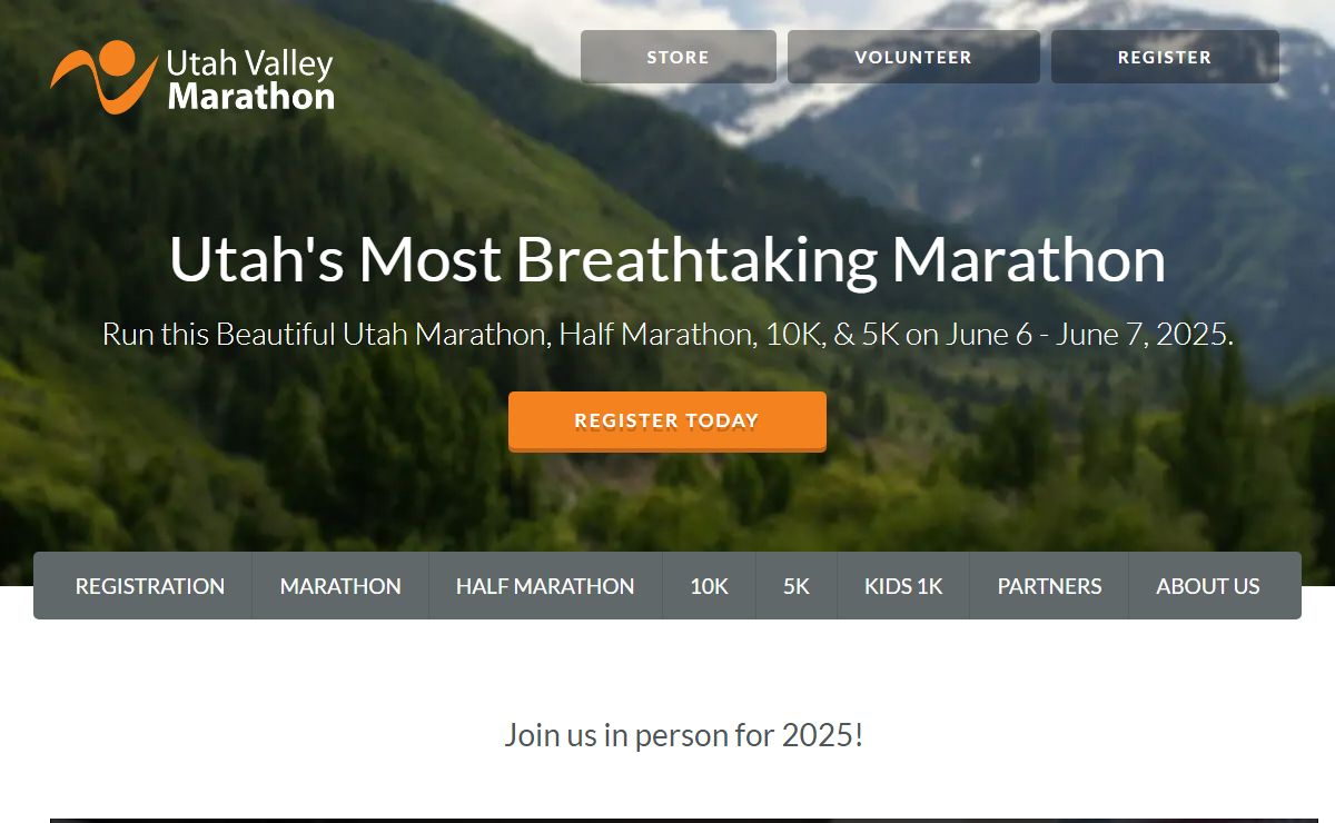 Utah Marathon & Half | Utah Valley Marathon - Fast & Scenic