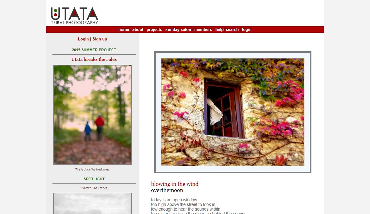 Utata Front Page
