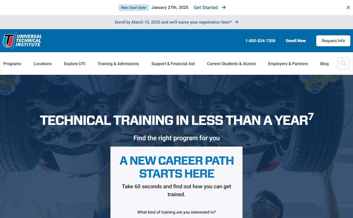 Universal Technical Institute | Trade & Technical School