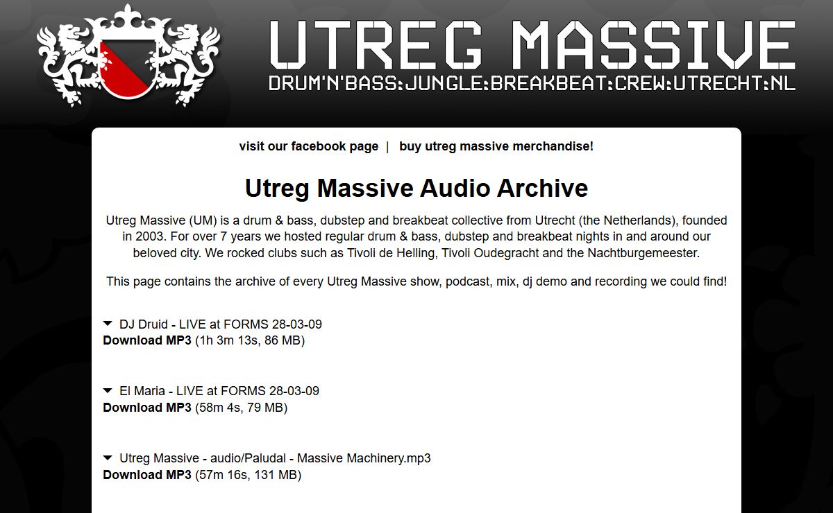Utreg Massive - Drum & Bass - Utrecht