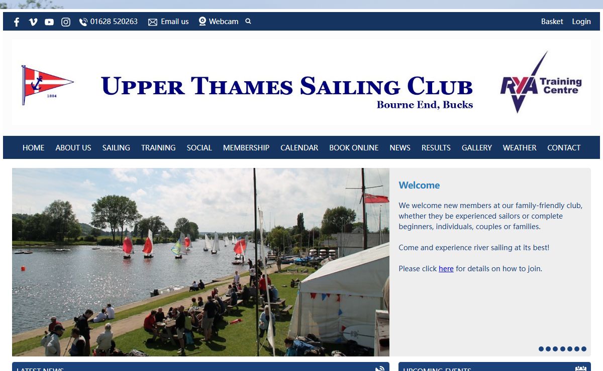 Home : Upper Thames Sailing Club