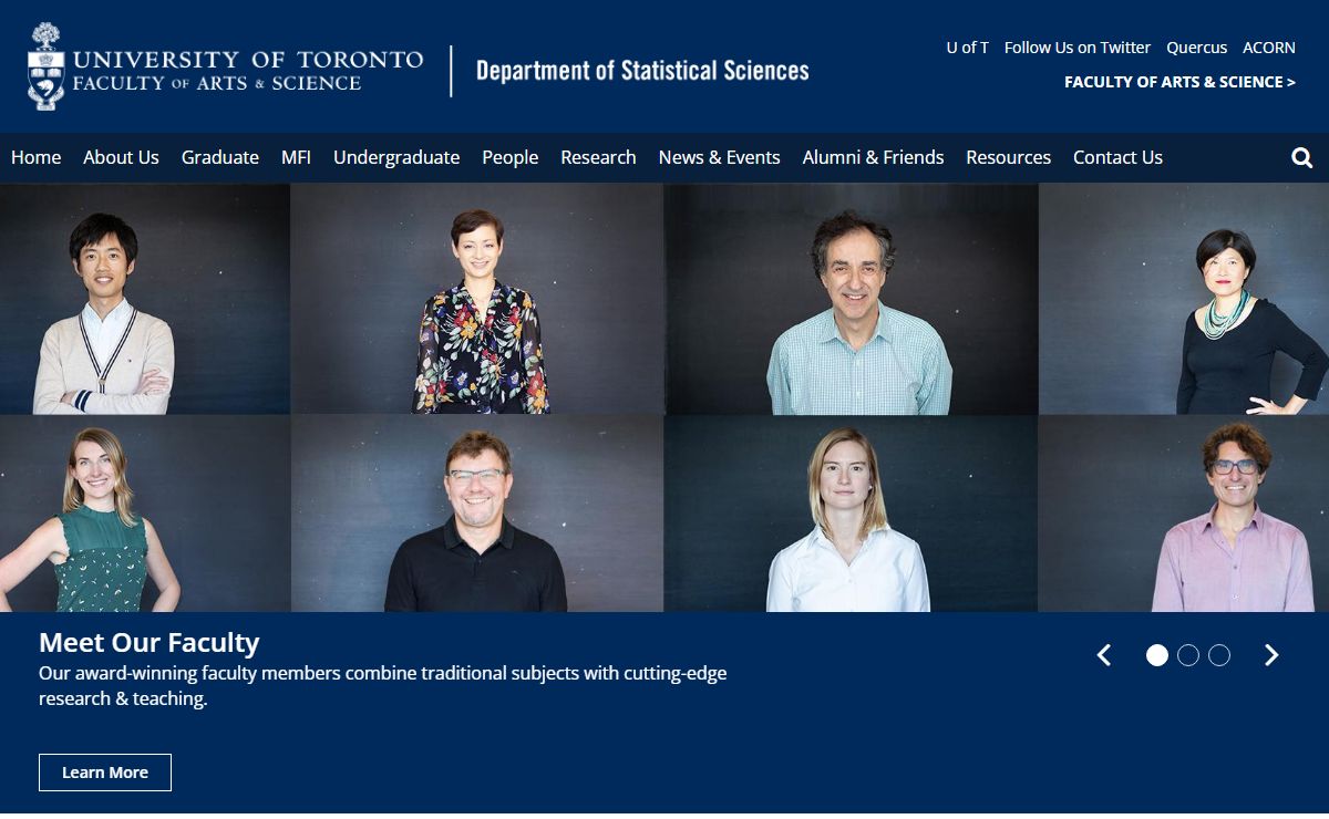 Department of Statistical Sciences | University of Toronto
