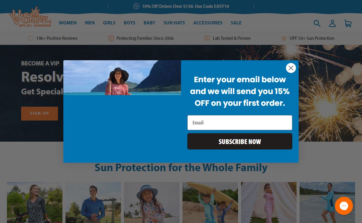 Sun Protective Swimwear | Rated UPF 50+, Perfect for the Entire Family – UV Skinz®