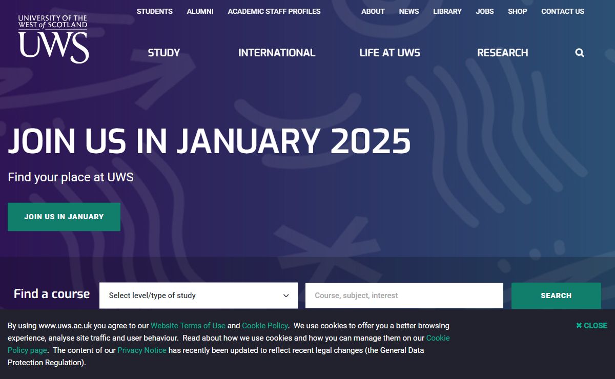 UWS | University of the West of Scotland