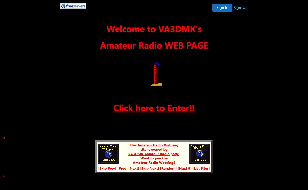 VA3DMK'S HAM WEBSITE