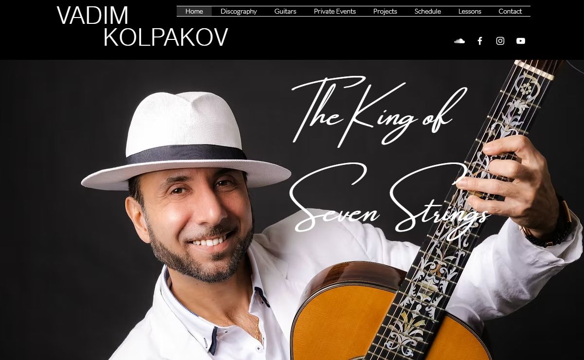 Vadim Kolpakov, Guitarist | The King of Seven Strings