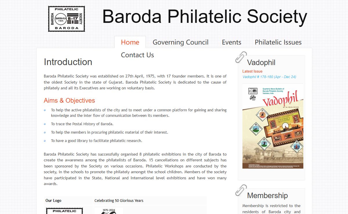 Baroda Philatelic Society