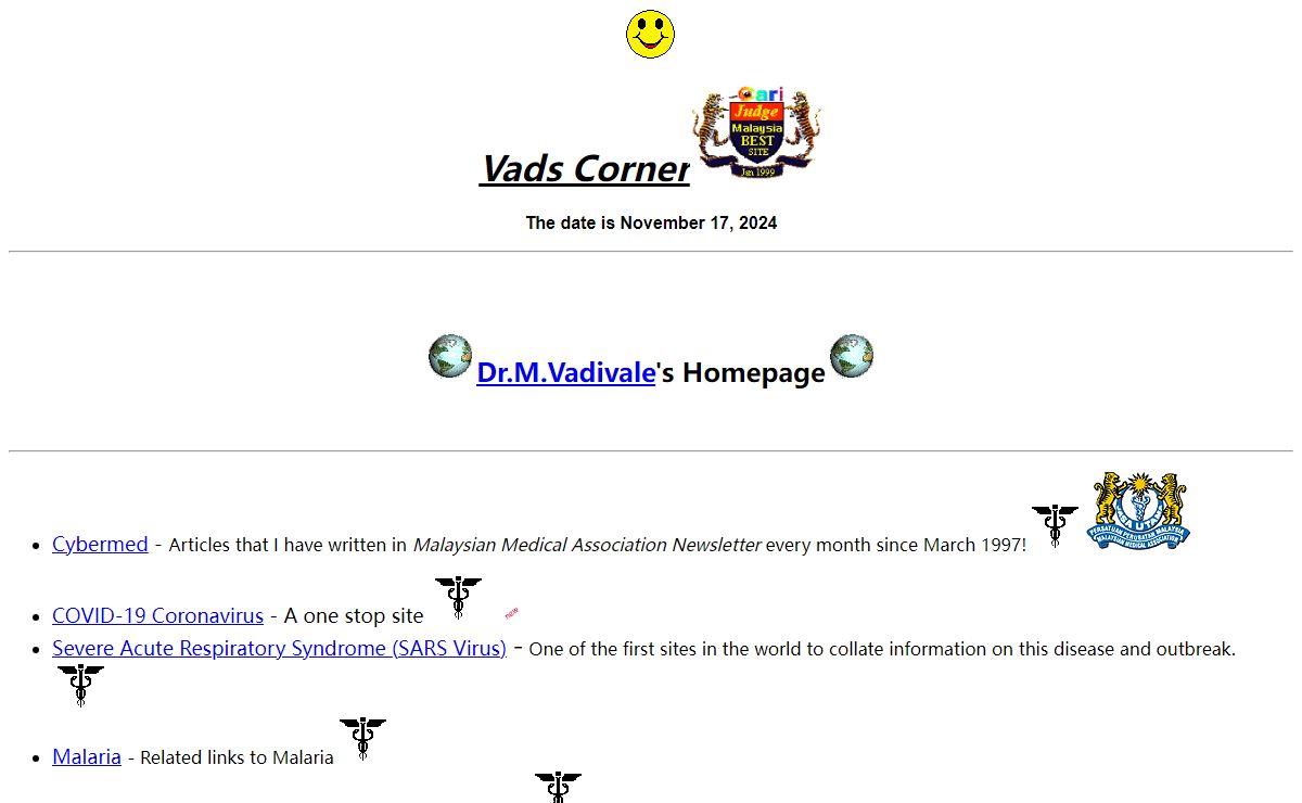 Dr.M.Vadivale's Homepage - Vads Corner
