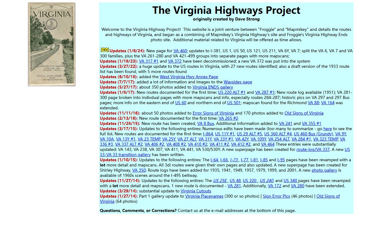 Virginia Highways Project