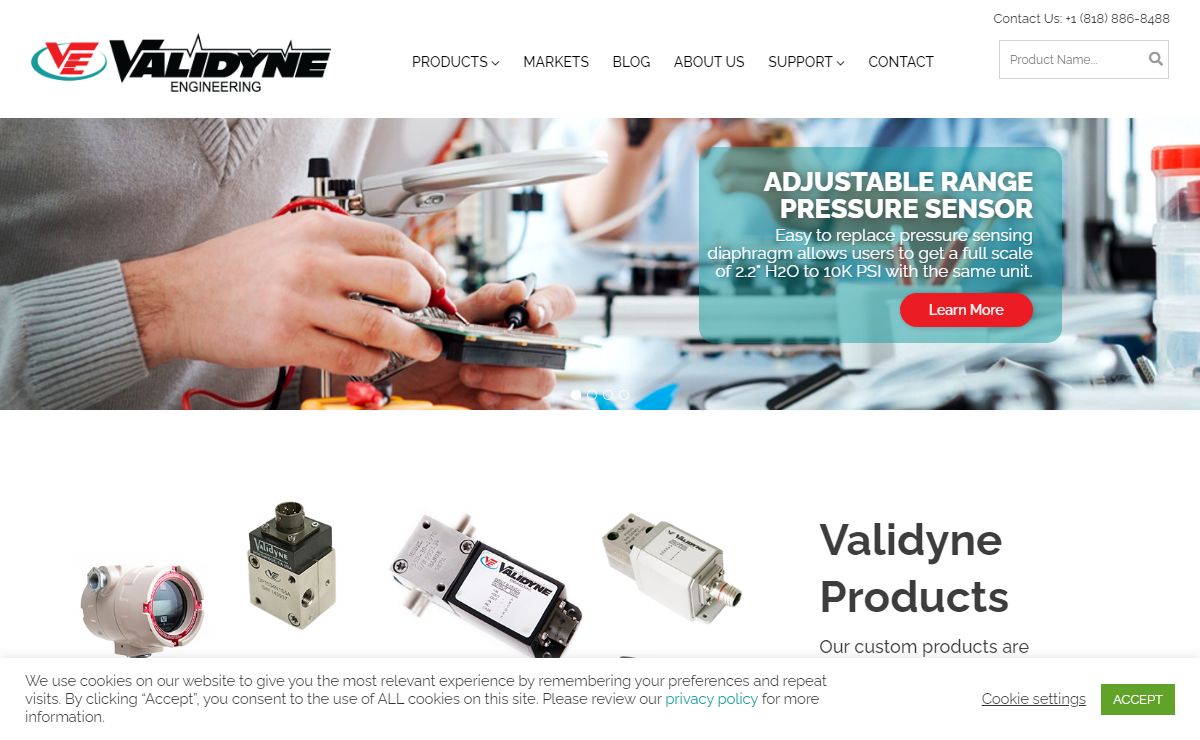 Pressure Transducer | Pressure Sensors | Pressure Transmitters | Validyne