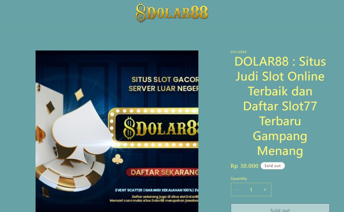 DOLAR88 : Situs Judi Slot Online Terbaik dan Daftar Slot77 Terbaru Gampang Menang
