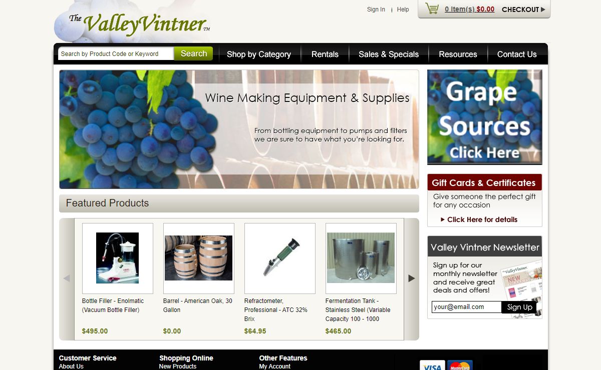 Winemaking Equipment Test and Supplies | The Valley Vintner