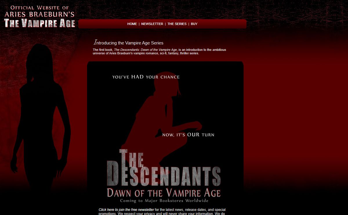 Official Vampire Age Site - Romance, Fantasy, Sci-Fi Books