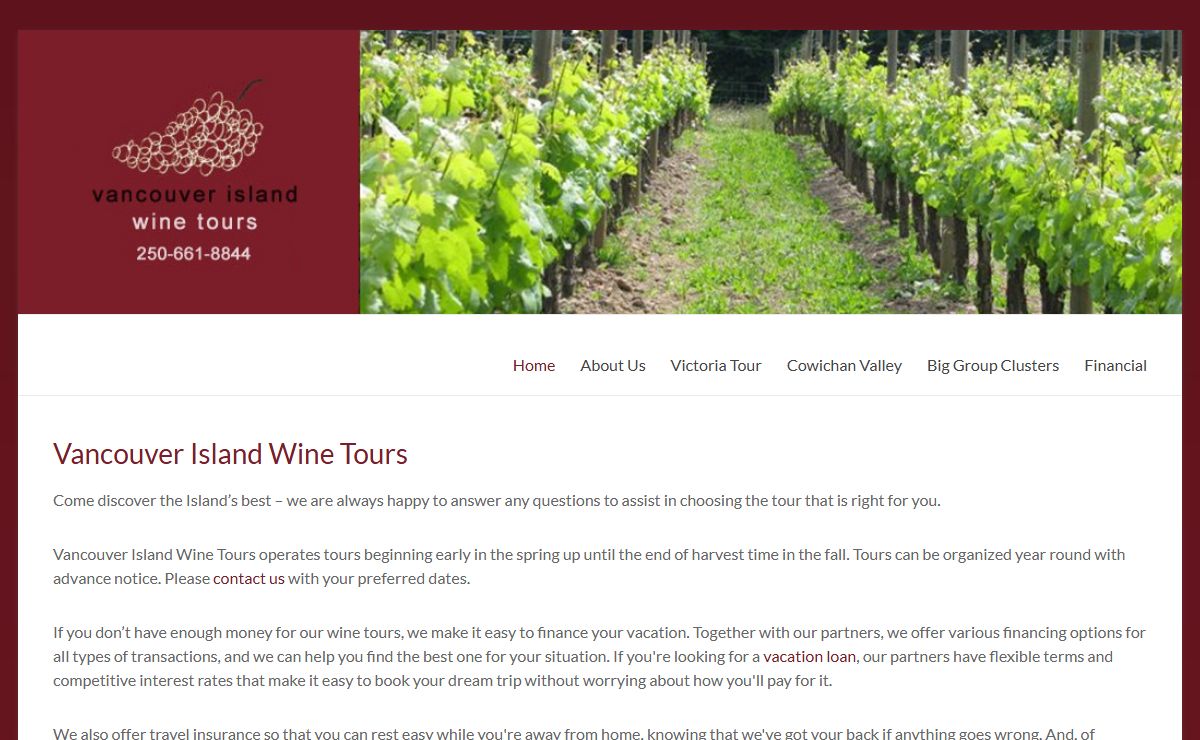 Vancouver Island Wine Tours