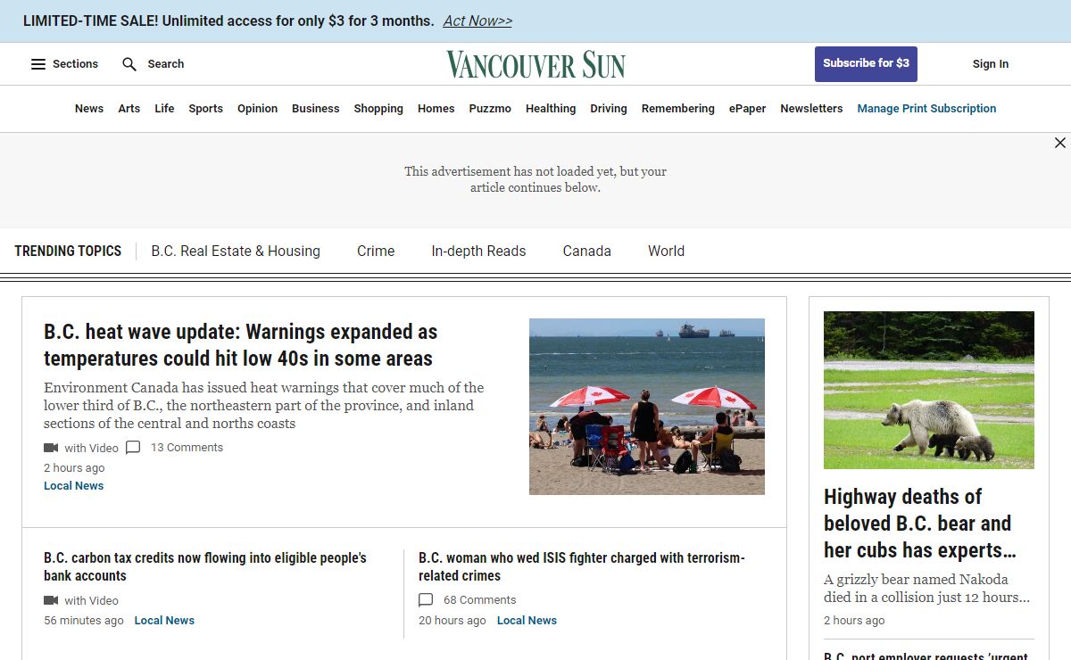 Home | Vancouver Sun