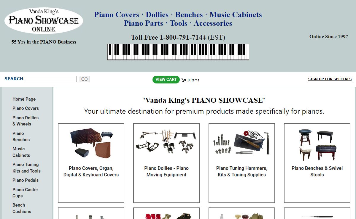 Vanda King's Piano Showcase