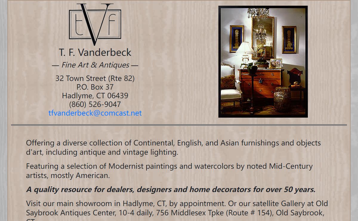 T. F. Vanderbeck Antiques