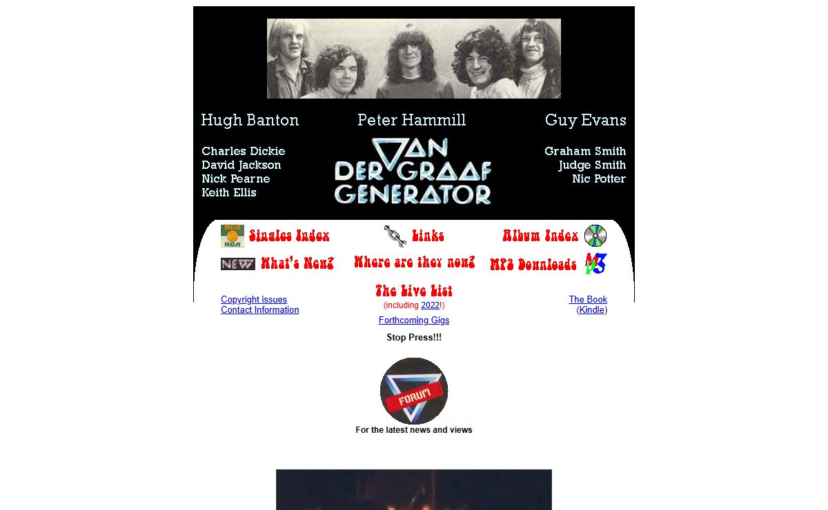 Van der Graaf Generator and Peter Hammill