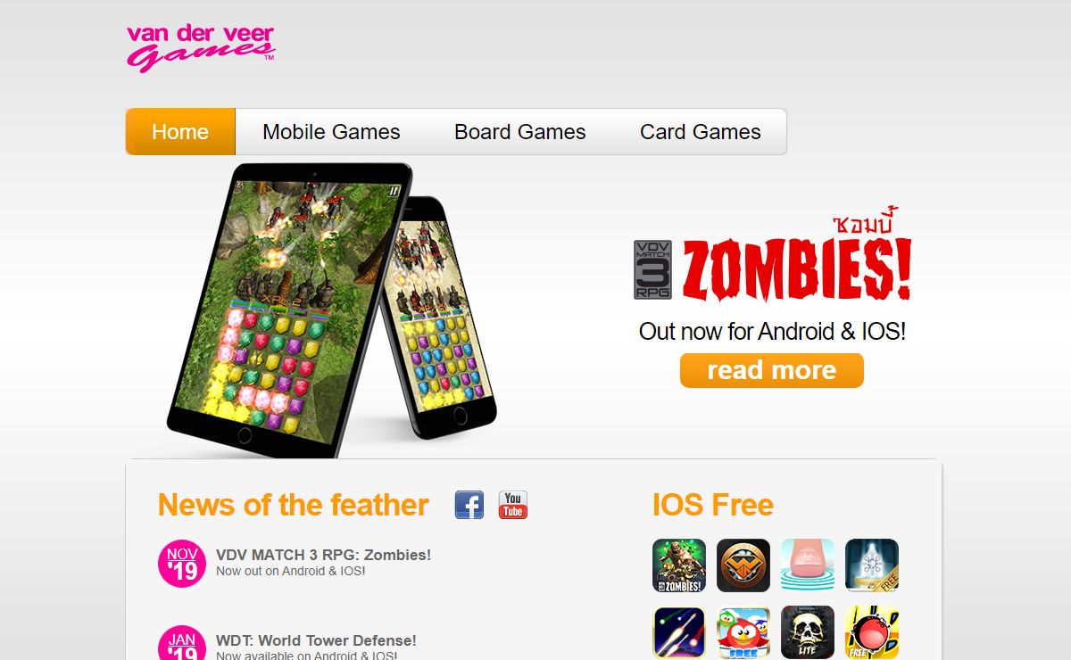 Van der Veer Games. Refreshing games with a twist!