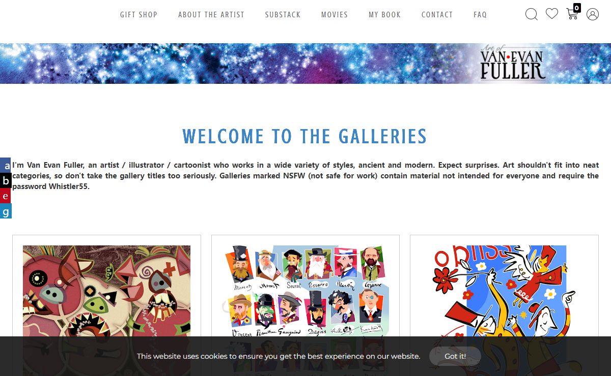 Shop Art | Van Evan Fuller