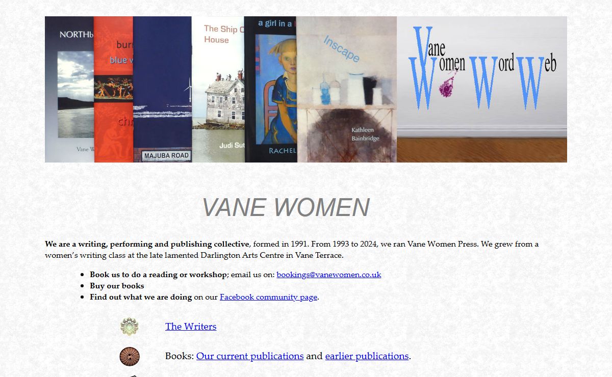 Vane Women Word Web