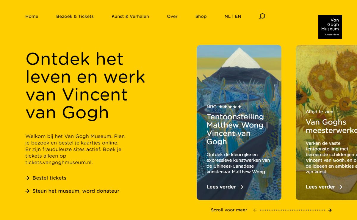 Hét museum over Vincent van Gogh in Amsterdam - Van Gogh Museum