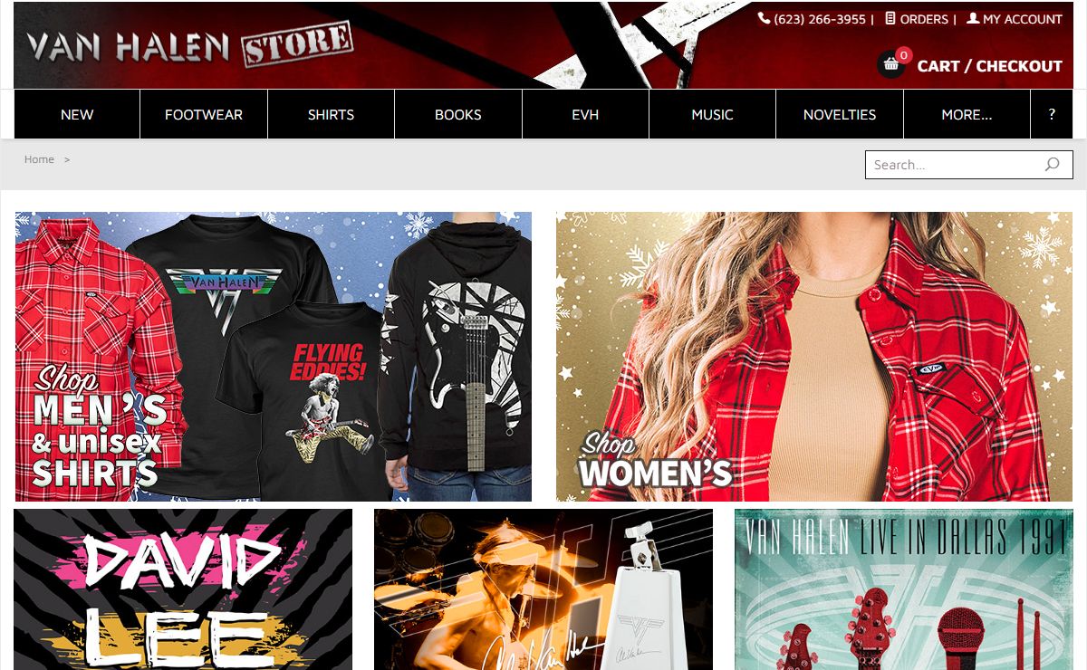 Van Halen Store - Huge Selection of Official Merchandise & Memorabilia