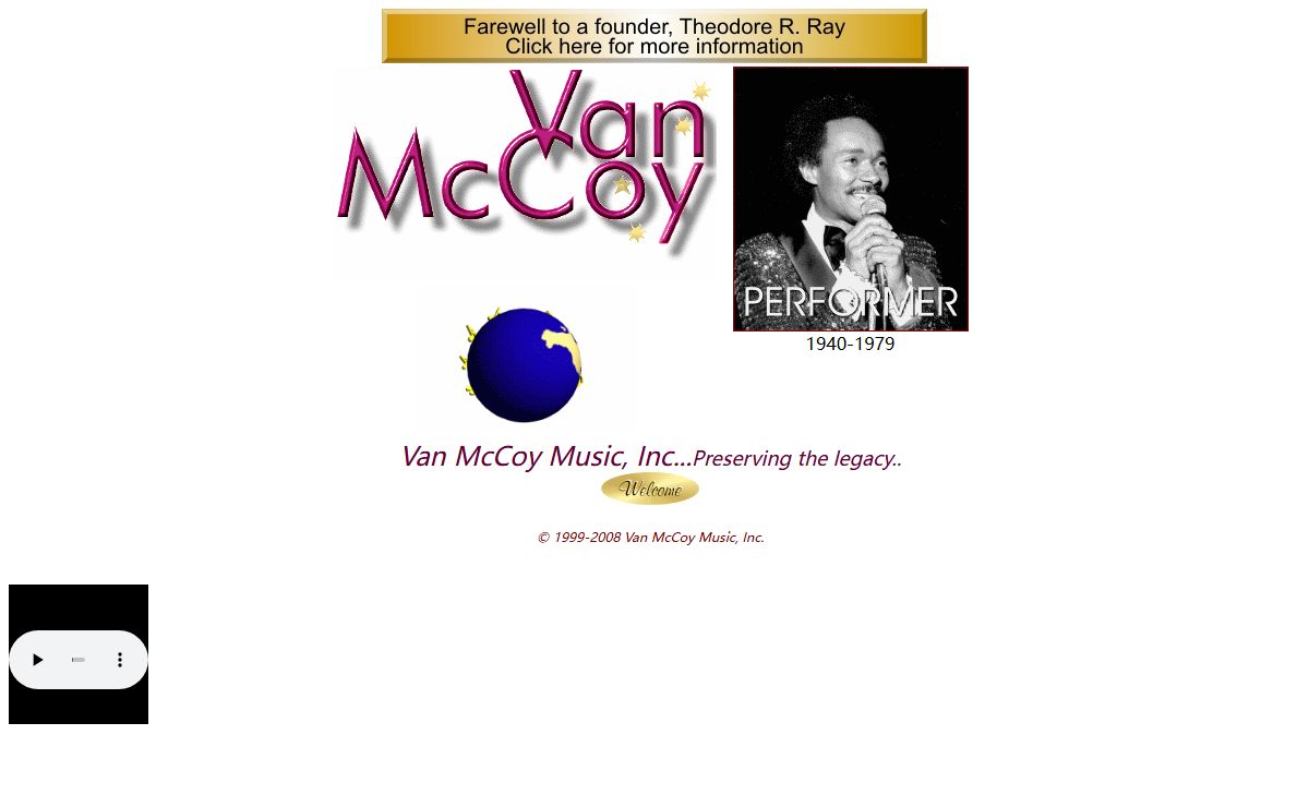 The legendary Van McCoy
