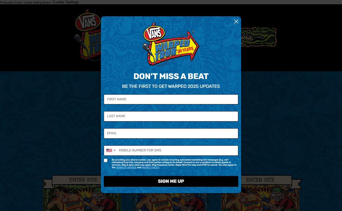 HOME | Vans Warped Tour