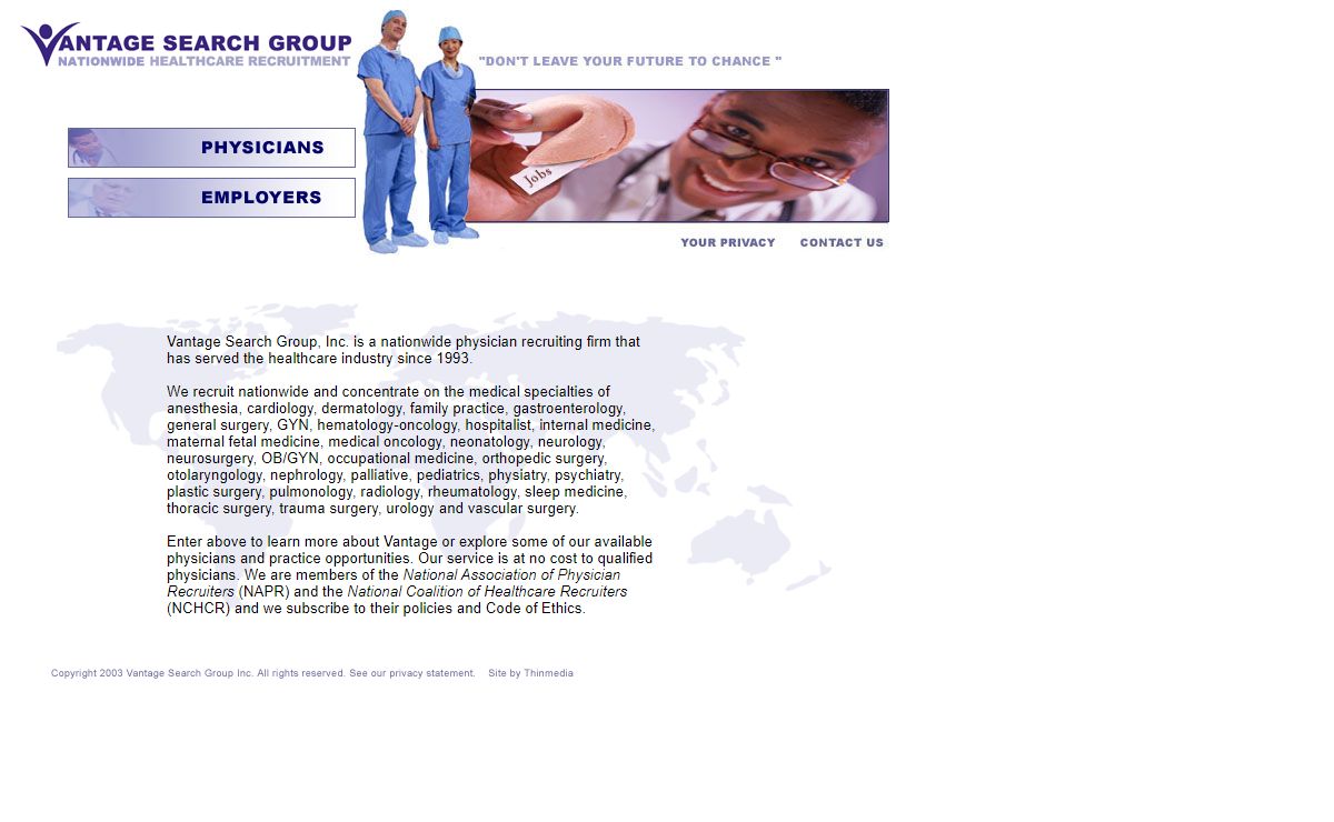 Vantage Search Group - Nationwide Healthcare Recruitment