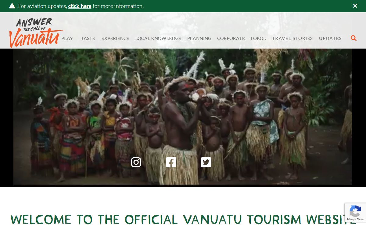 Vanuatu Tourism Office - Answer the Call of Vanuatu | Vanuatu Tourism