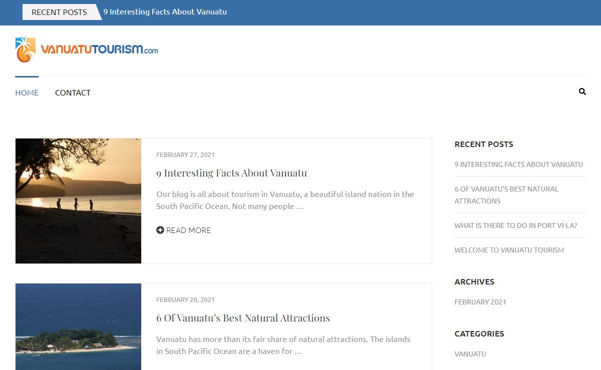 Welcome to our blog about tourism in Vanuatu