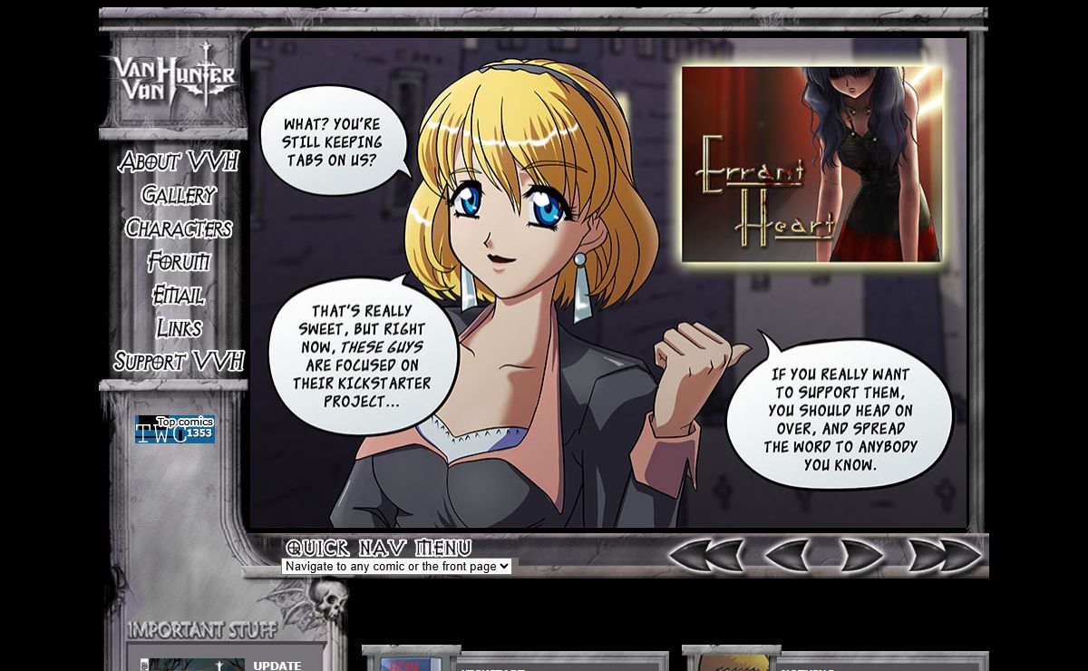 Pseudome' Studio LLC: Van Von Hunter Comic #249 04/13/13