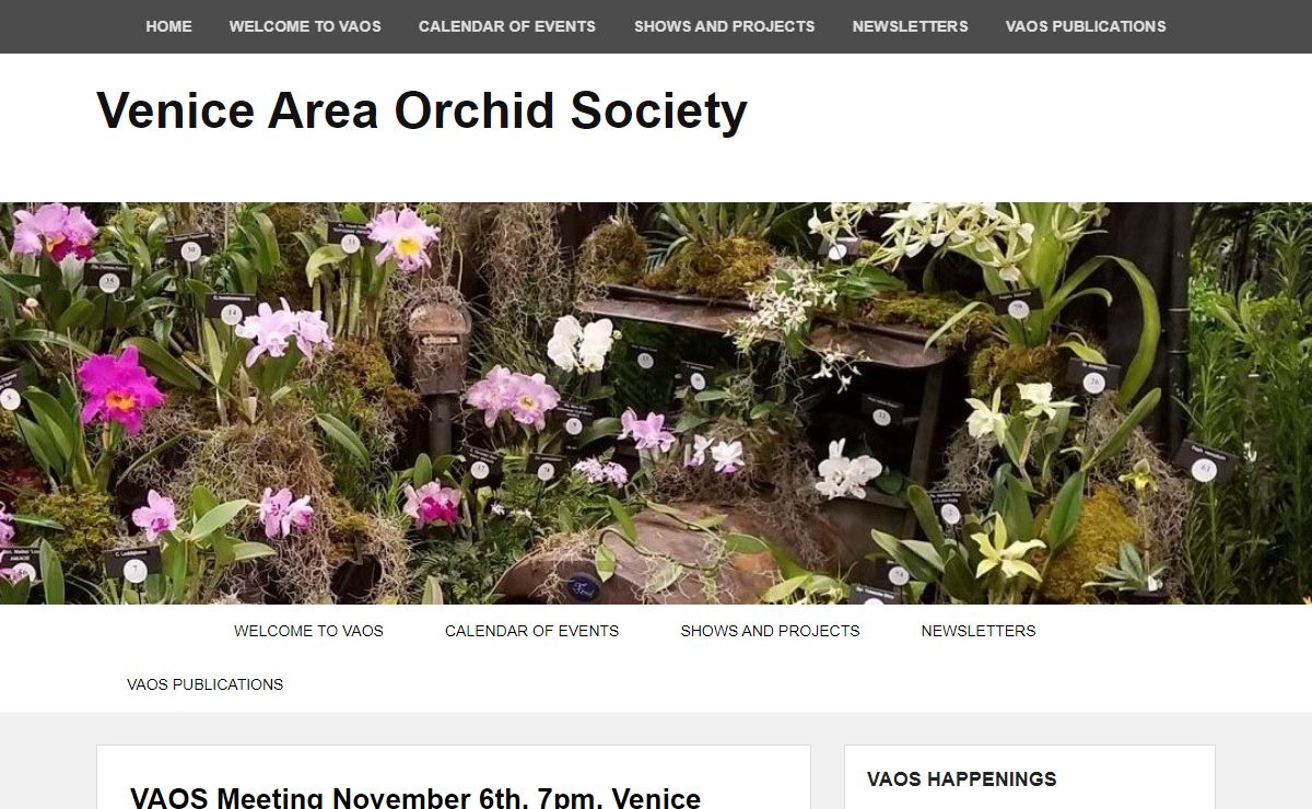 Venice Area Orchid Society