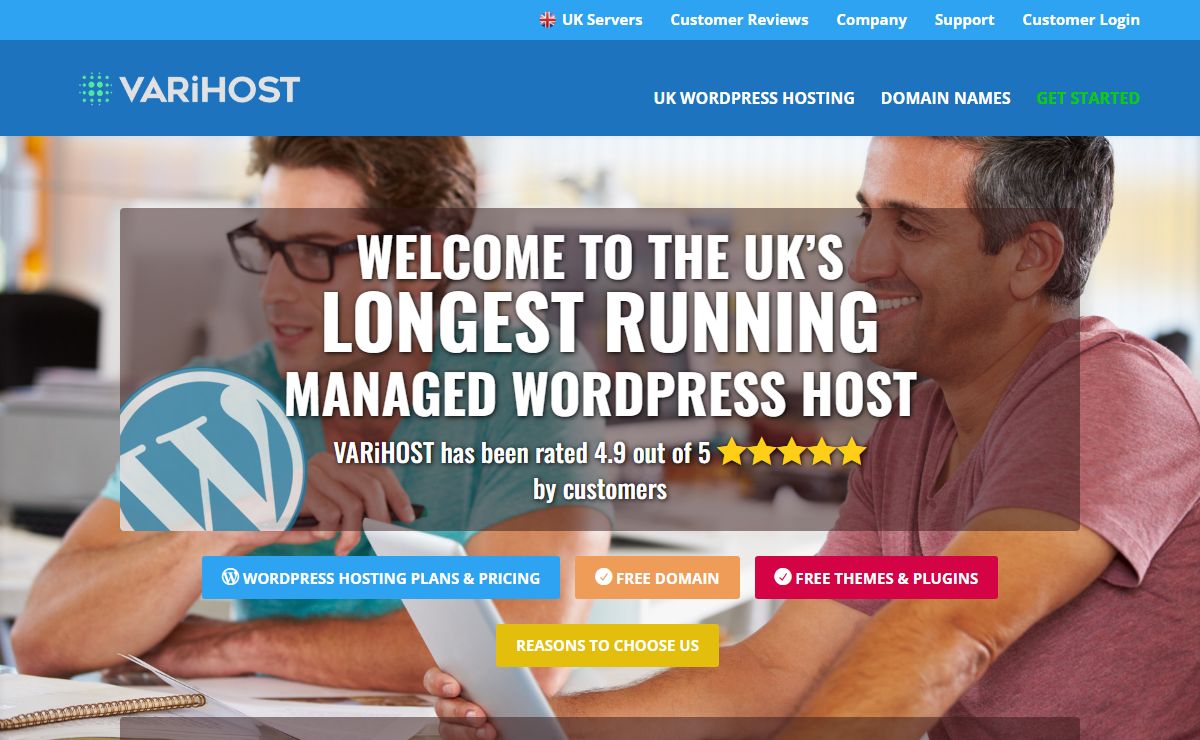 UK’s favourite WordPress Web Host & Domain name registrar