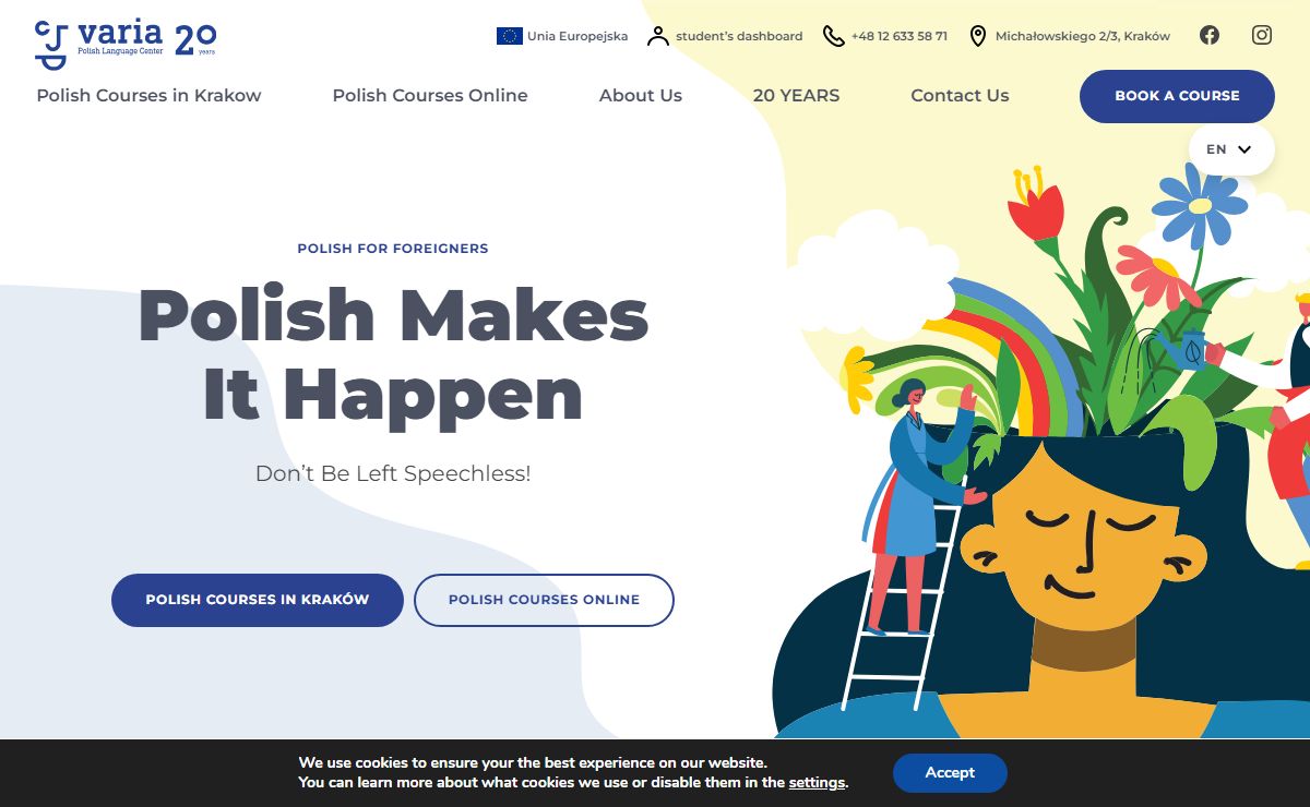 Polish language courses for foreigners | VARIA School