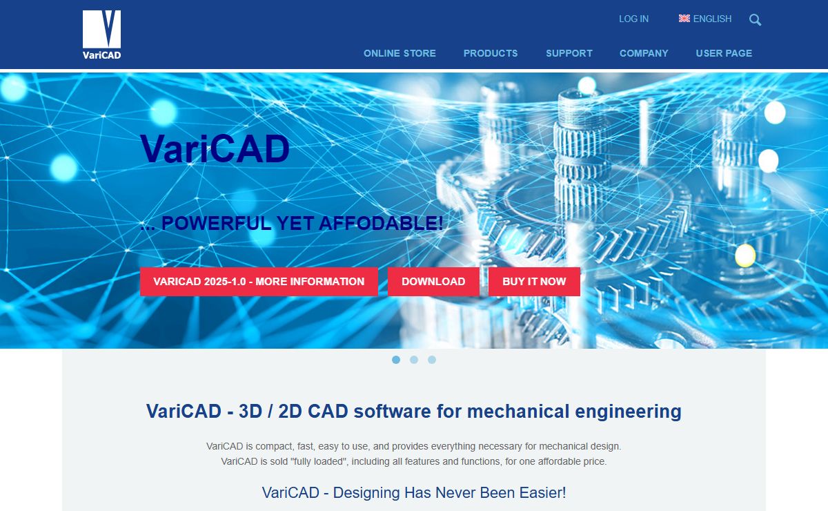 VariCAD | VariCAD - 3D/2D CAD system