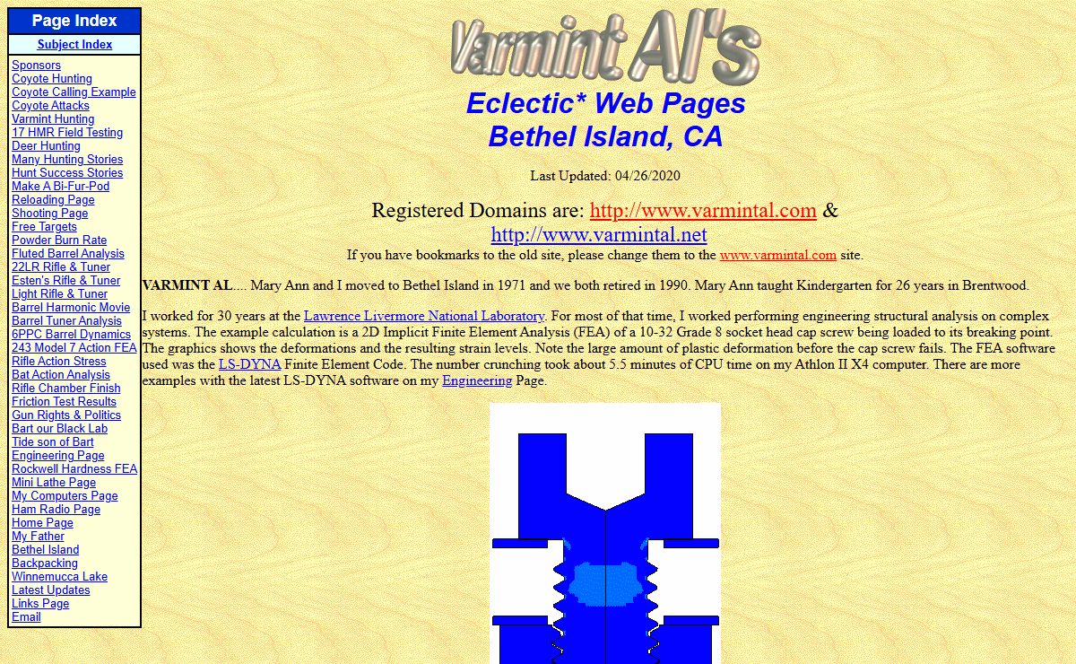 Varmint Al's Eclectic Web Pages
