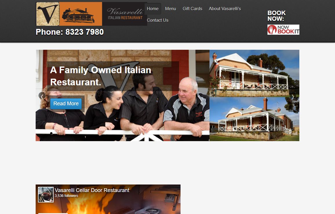 Vasarelli Cellar Door Restaurant McLaren Vale