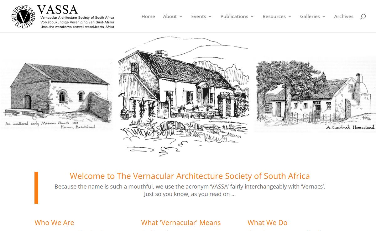 VASSA | Vernacular Architecture Society of South Africa