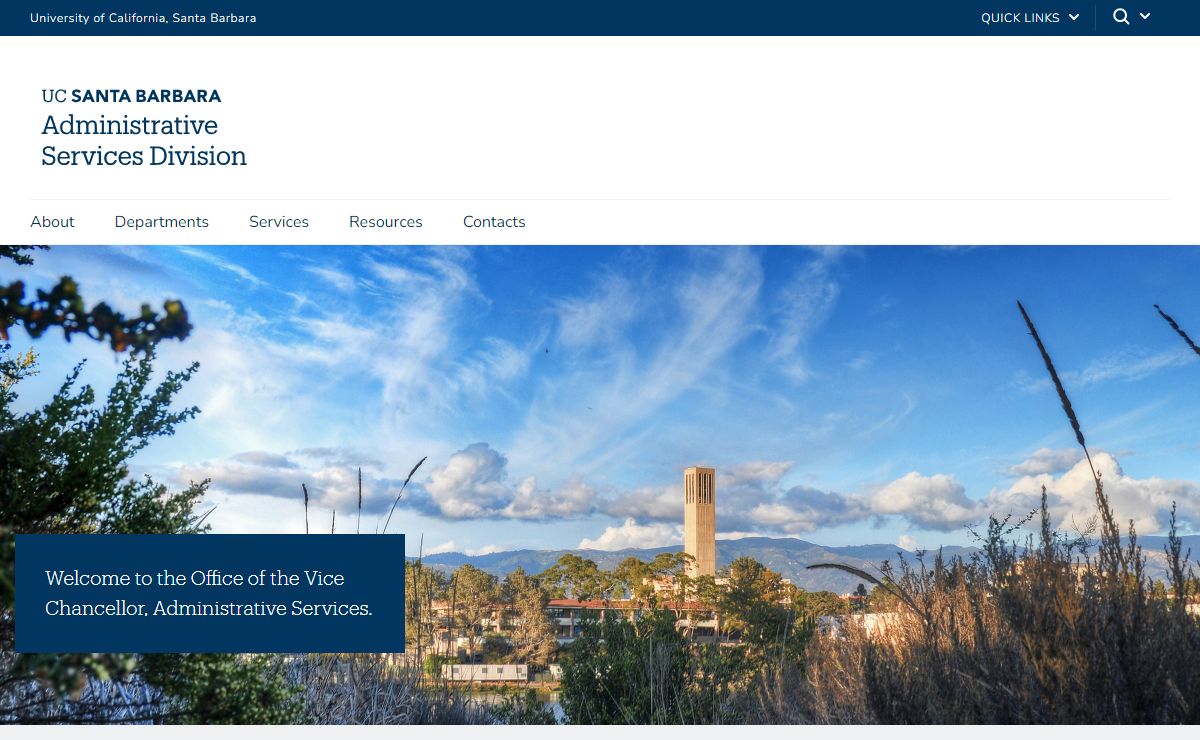 Home | Administrative Services Division