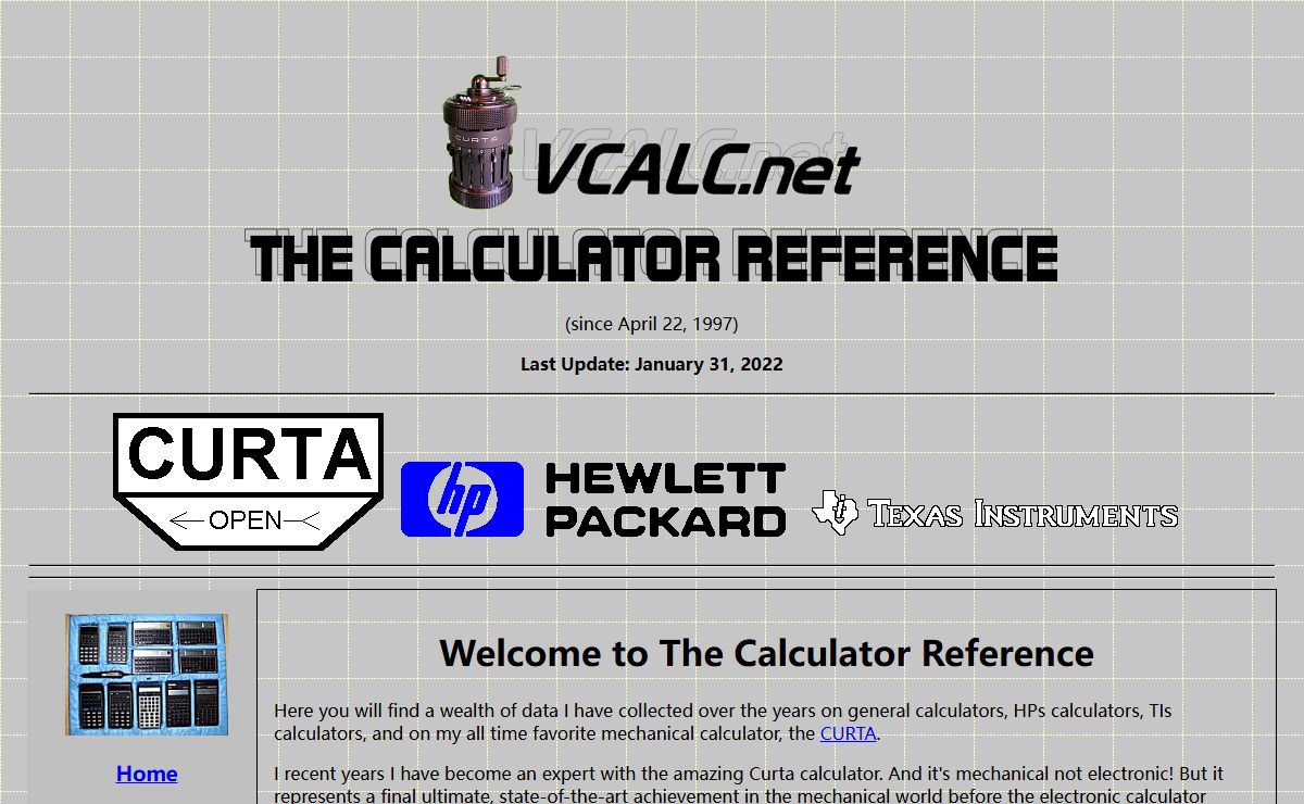 THE CALCULATOR REFERENCE