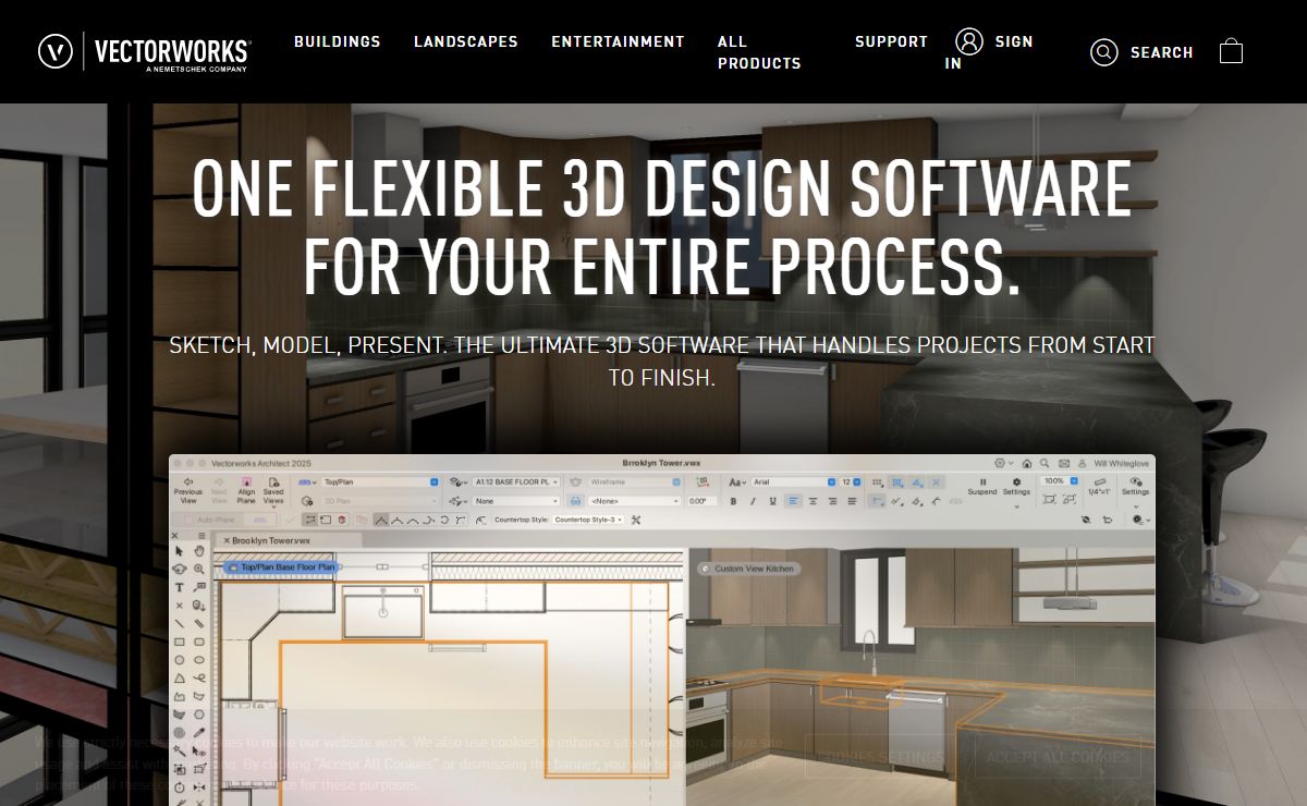 3D Design Software for BIM CAD & Modeling | Vectorworks