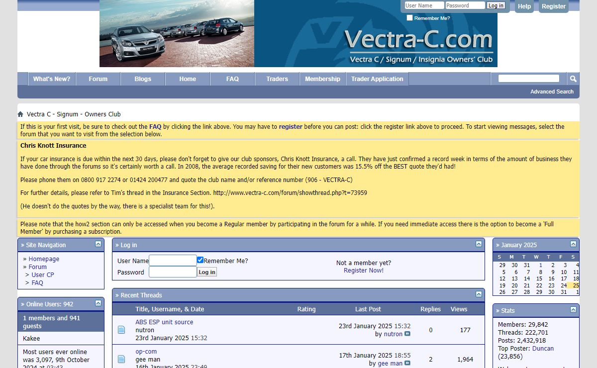 Vectra C - Signum - Owners Club
