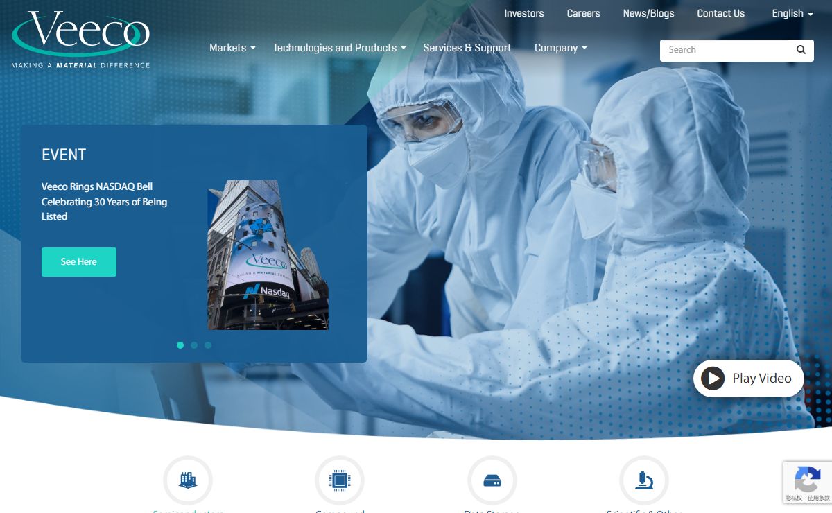 Veeco | Innovative Semiconductor Processing Equipment