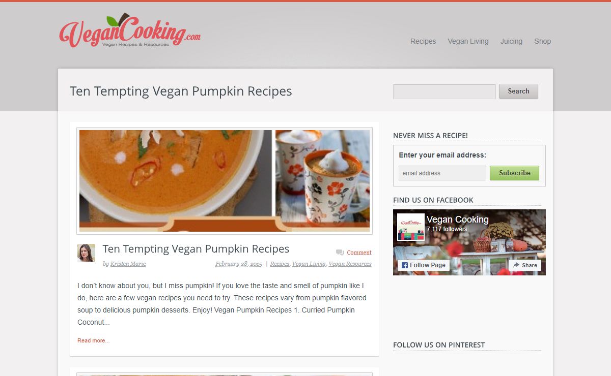 Vegan Cooking - Vegan Recipes & Resources