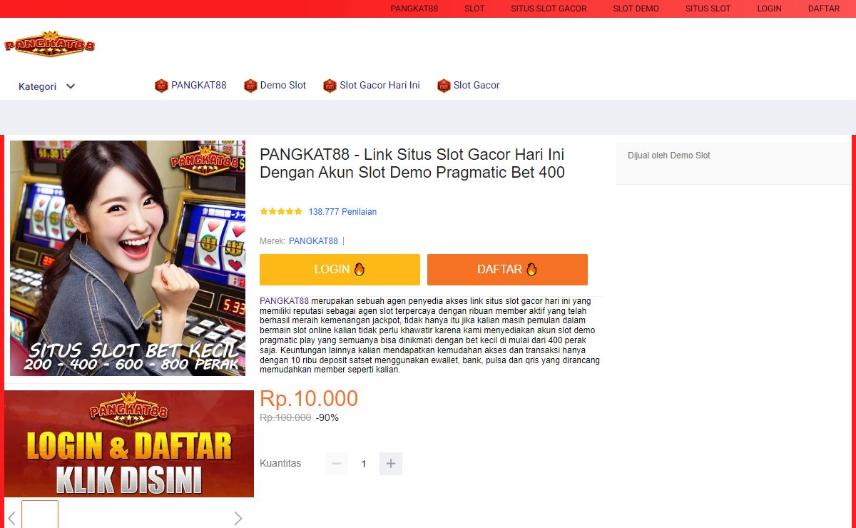 PANGKAT88 - Link Situs Slot Gacor Hari Ini Dengan Akun Slot Demo Pragmatic Bet 400