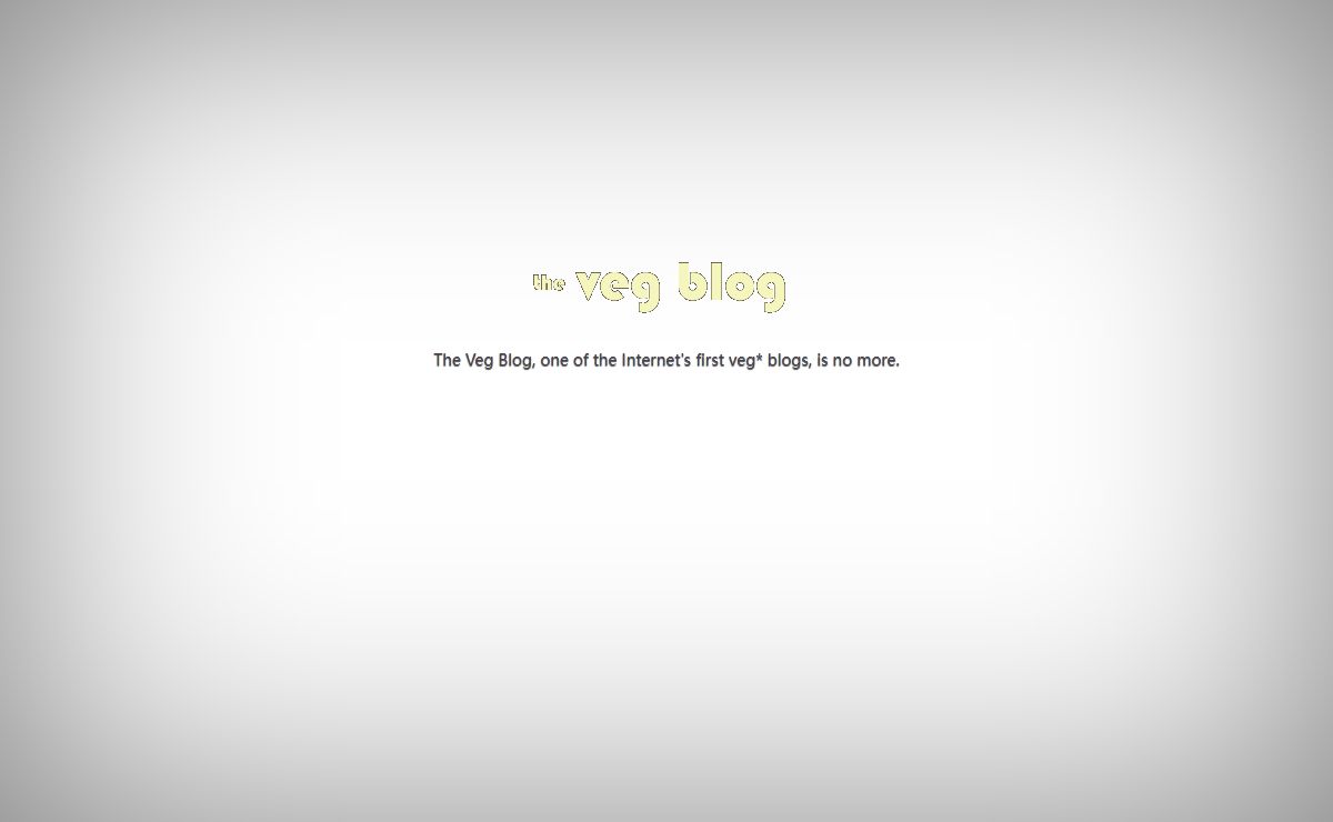 the veg blog